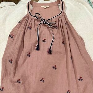 Easel High-neck Tank Top